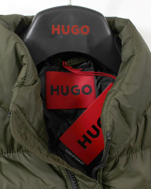 Hugo Boss Padded Jacket Dark Green Water Repellent S FINAL SALE