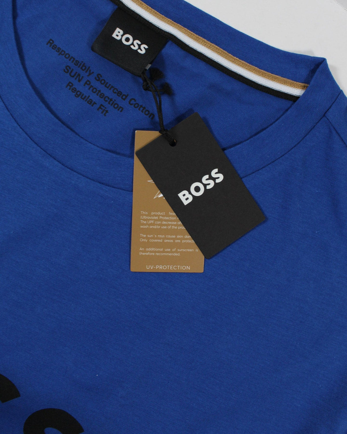 Hugo Boss T-Shirt Navy Blue BOSS Design EU 48 / M SALE