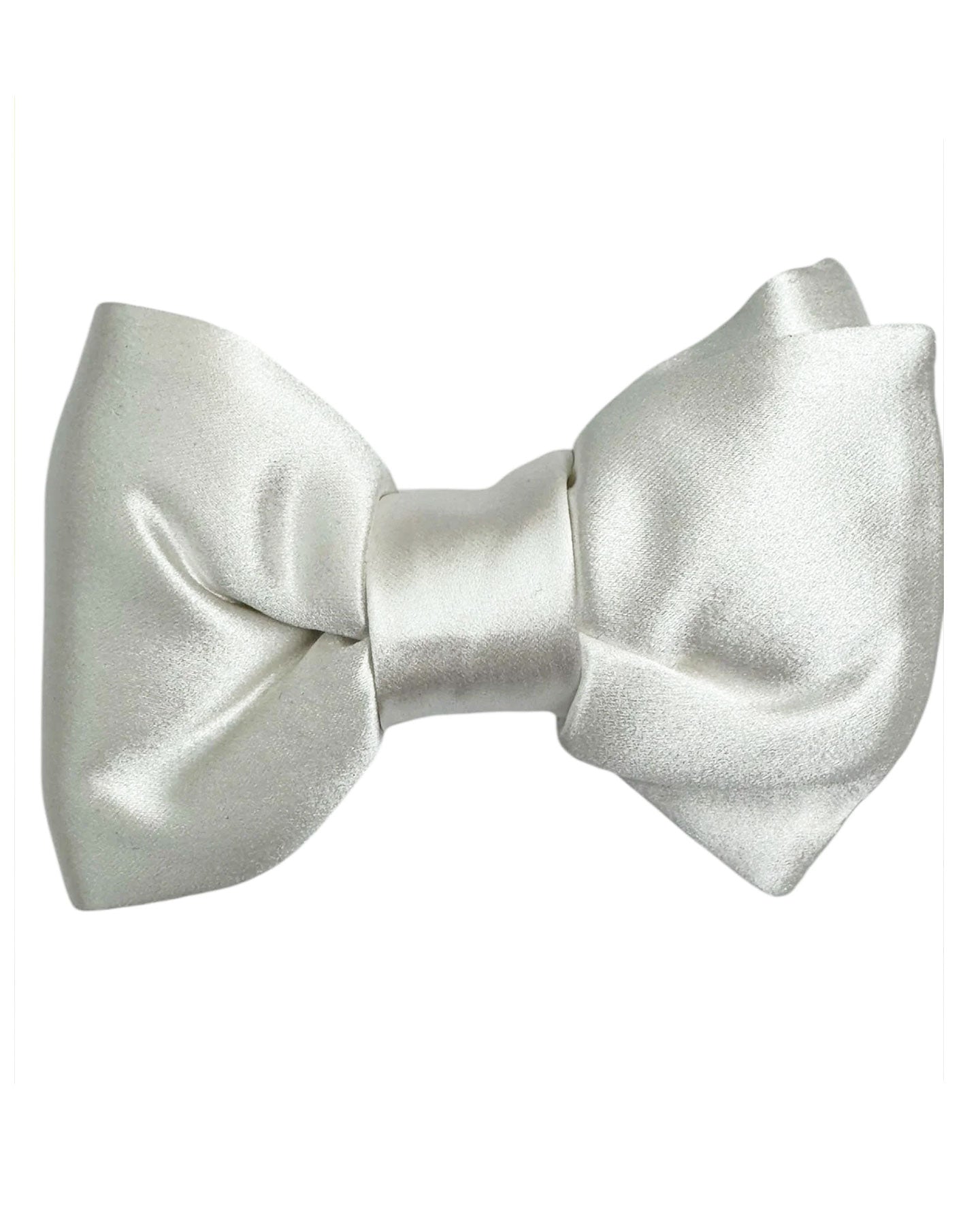 Tom Ford Silk Bow Tie Ivory White