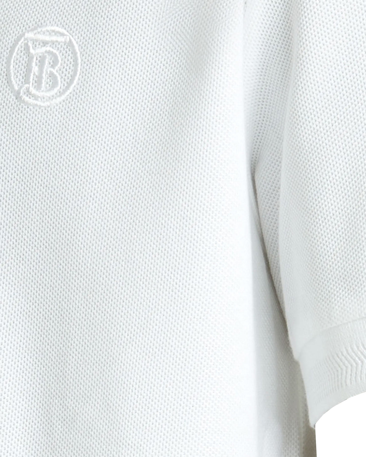 Burberry Men Polo Shirt Eddie White Regular Fit M SALE