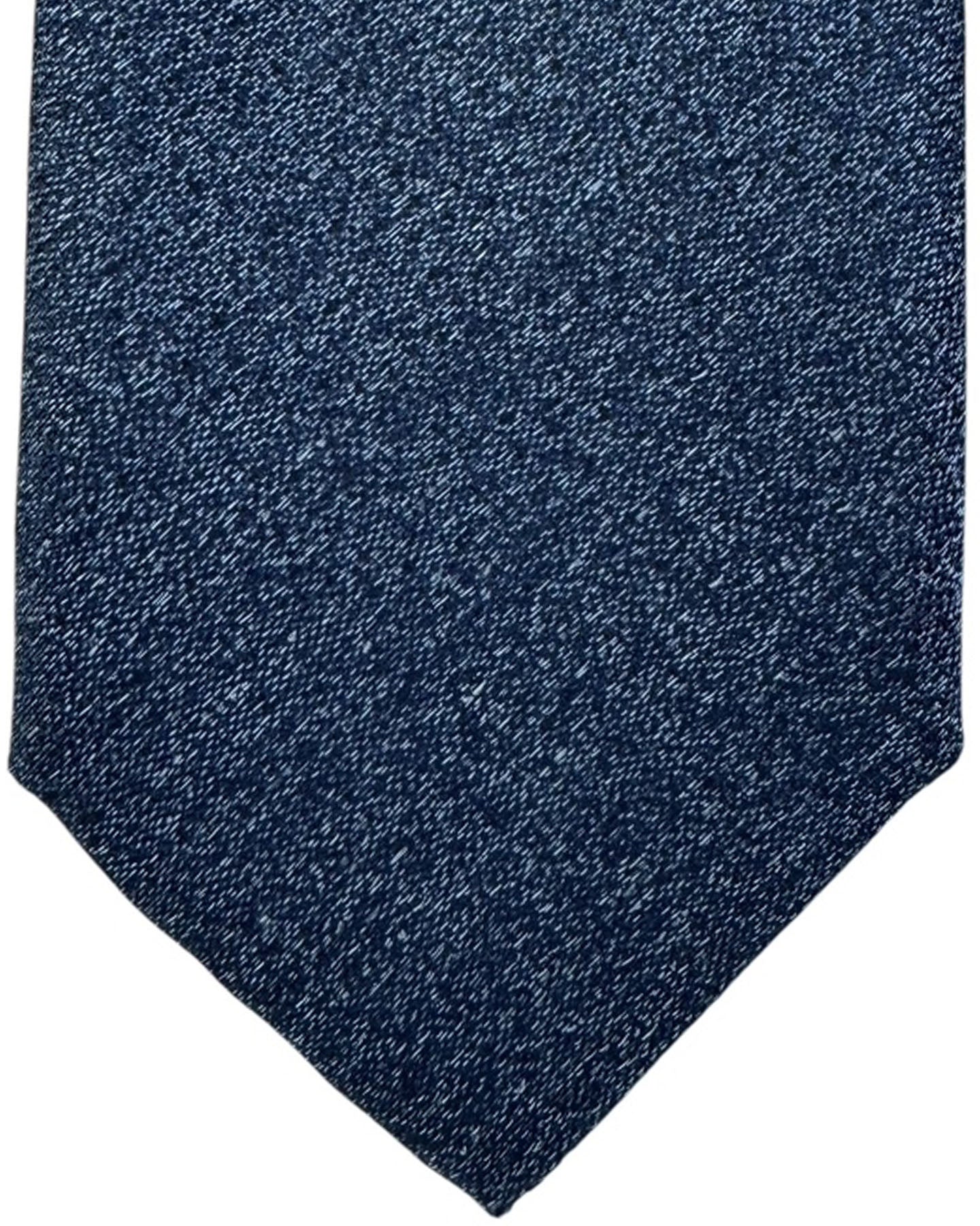 Canali Tie Midnight Blue Speckled