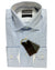 Canali Dress Shirt Exclusive White Blue Navy Check