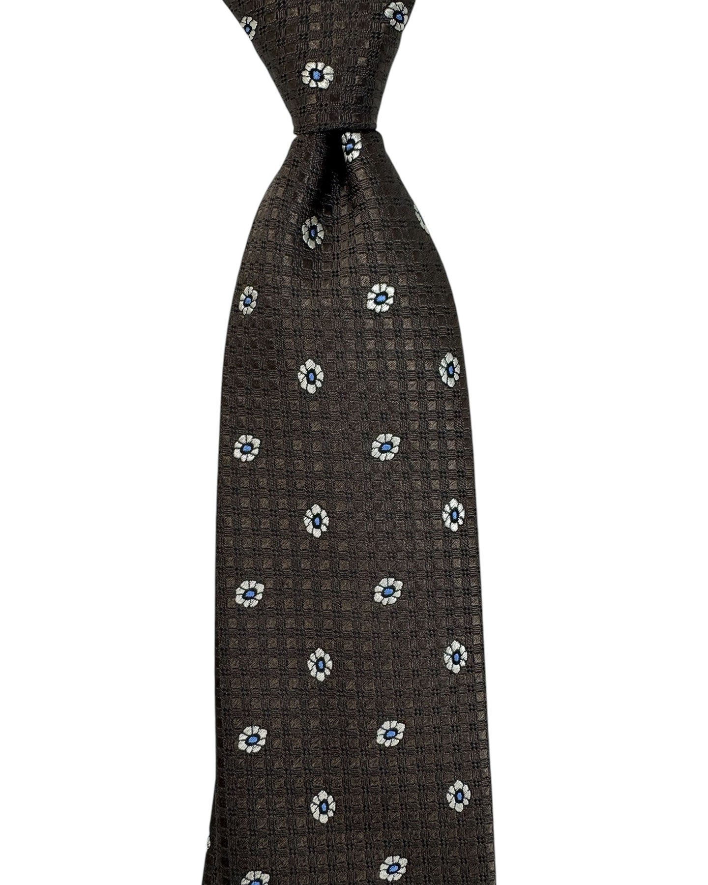 Canali Tie Chocolate Brown 
