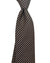 Canali Tie Black Brown Silver Design
