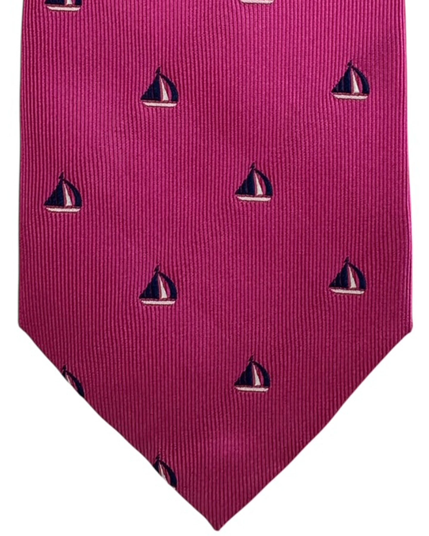 Church's Tie Hot Pink Sailboat Novelty SALE
