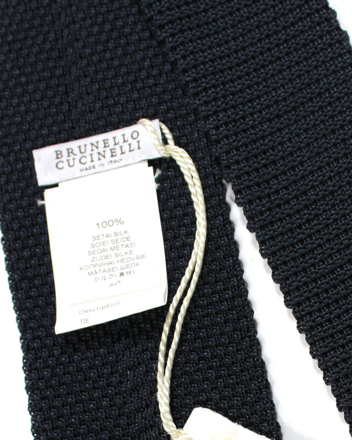 Brunello Cucinelli authentic Square End Tie 