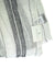 Brunello Cucinelli Scarf White Gray Stripes Linen Men Shawl