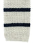 Brunello Cucinelli Square End Knitted Tie Beige Midnight Blue Horizontal Stripes SALE