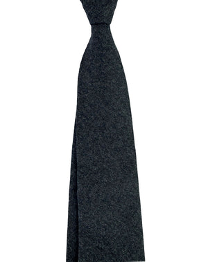 Brunello Cucinelli Wool Tie Charcoal Gray