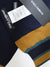 Dolce & Gabbana Men Scarf Navy Mustard