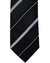 Dolce & Gabbana Skinny Tie Black Gray Stripes