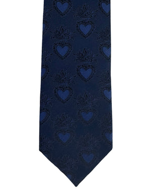 Dark Blue Skinny Tie