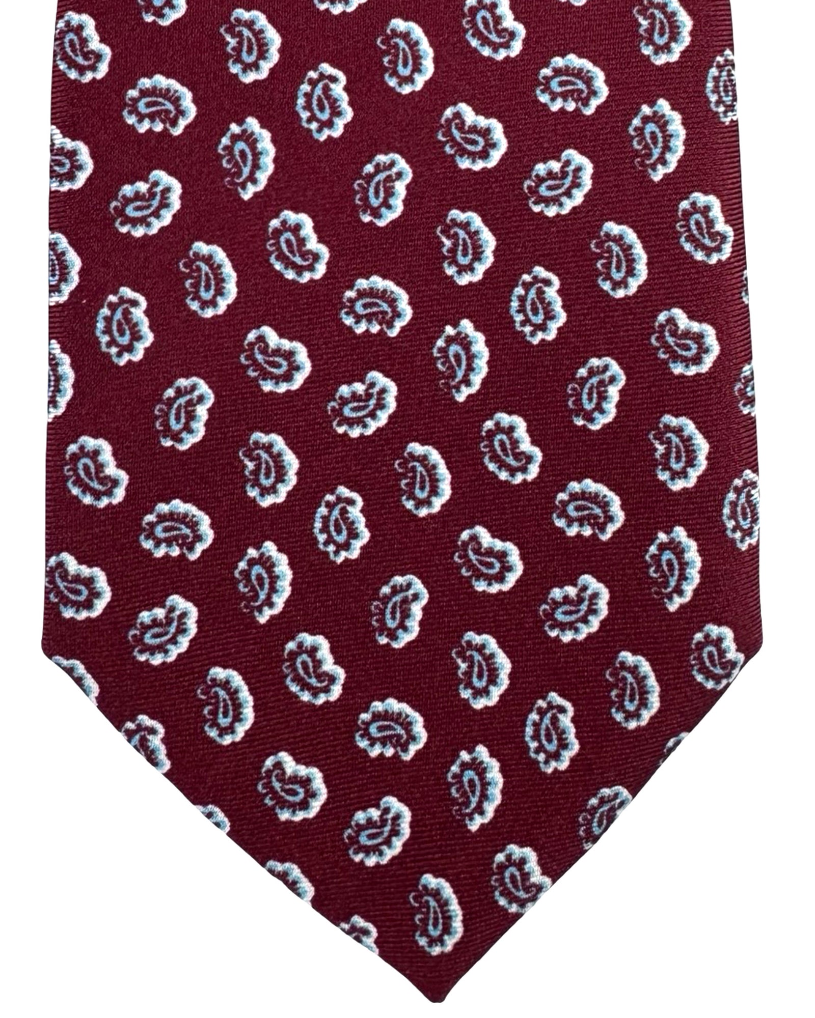 Etro Tie Bordeaux Paisley