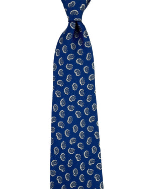 Etro Tie Dark Blue Paisley Pattern