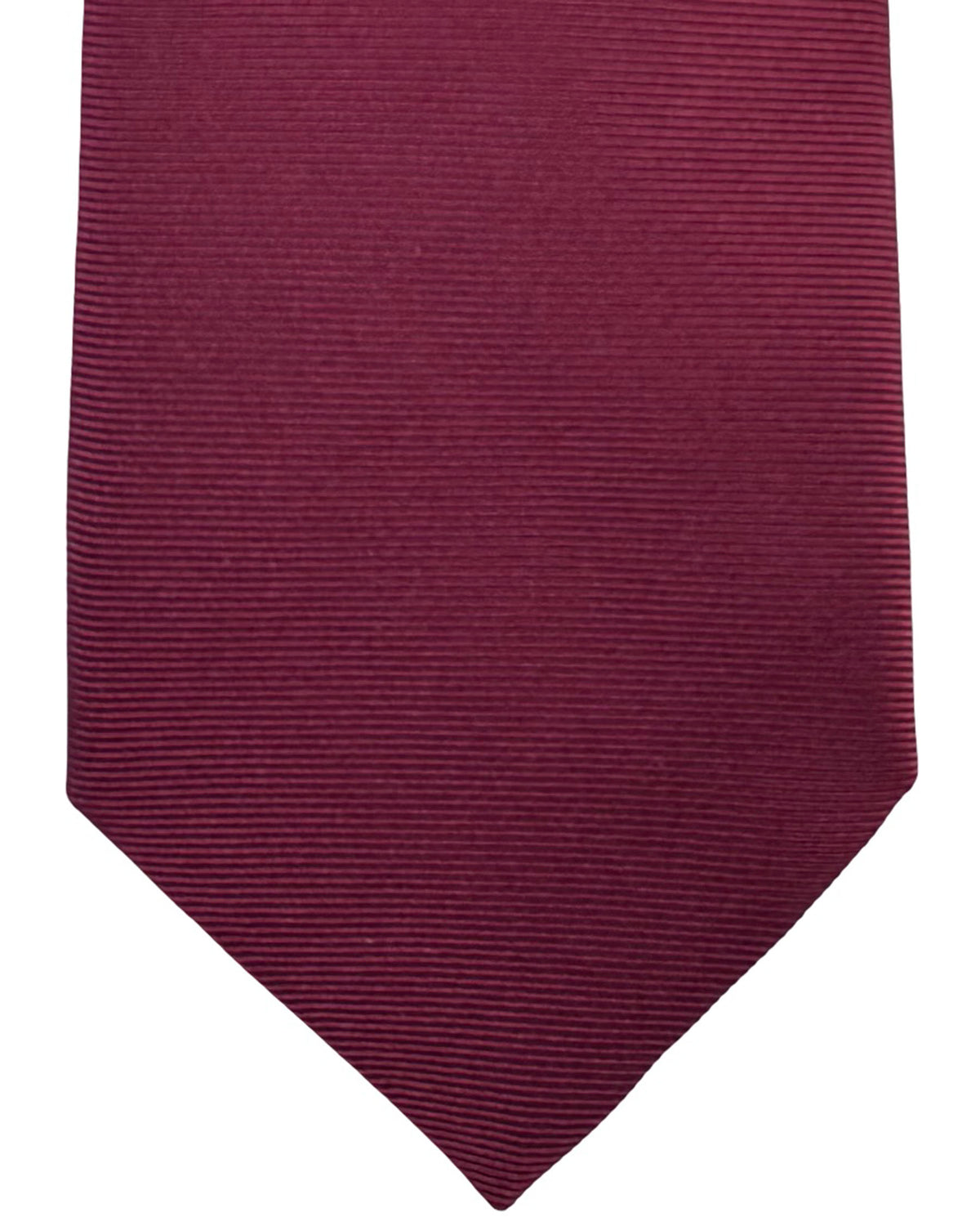 Etro Tie Solid Bordeaux Solid Grosgrain
