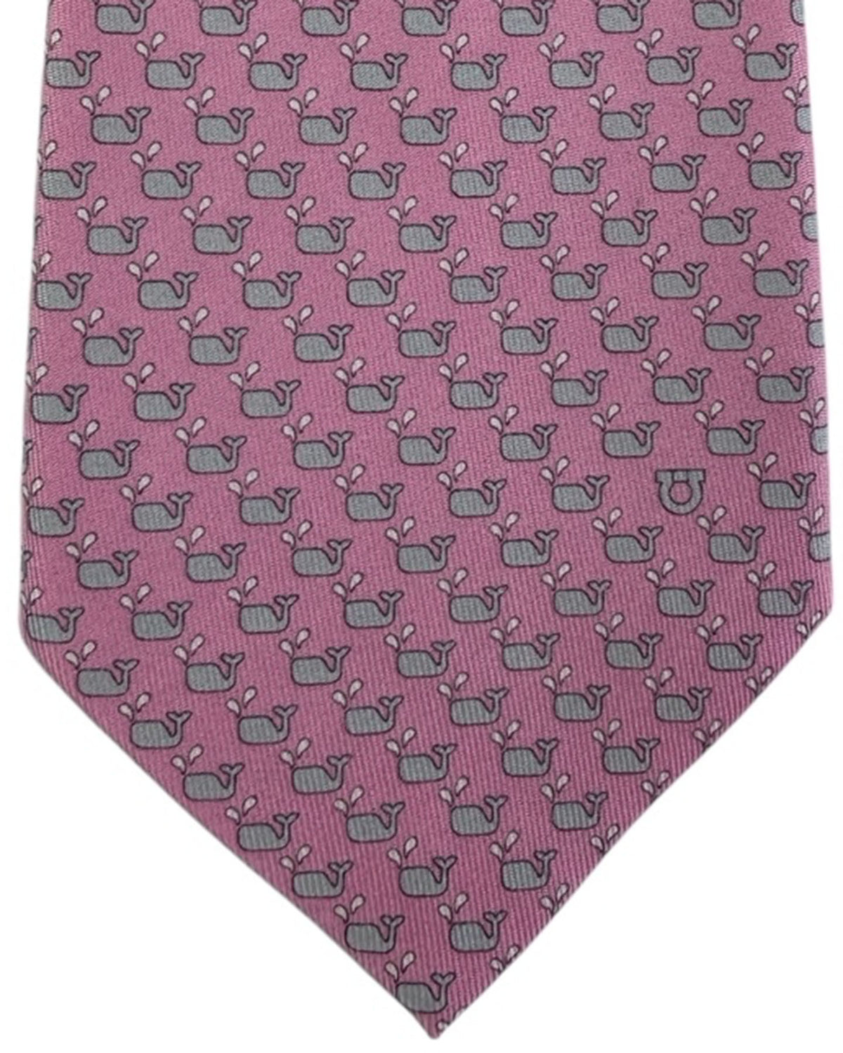 Whale Ferragamo Necktie