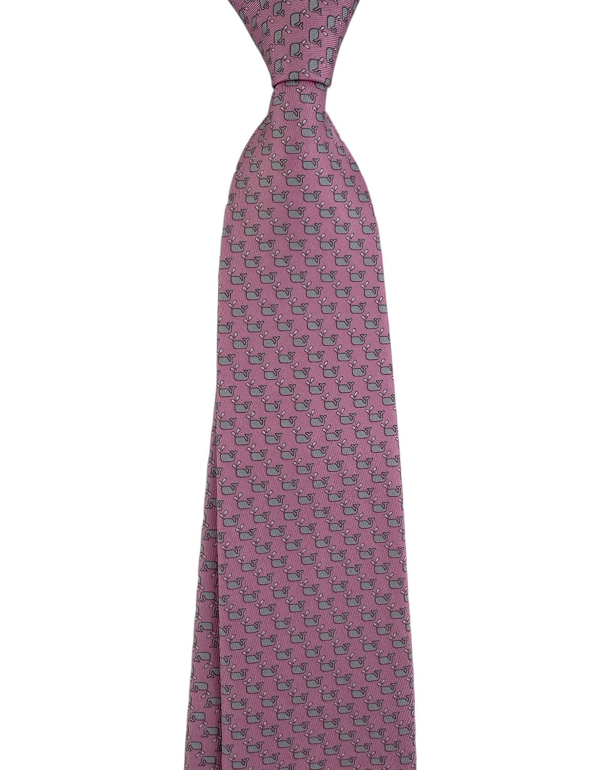 Salvatore Ferragamo Tie Pink Whale - New Collection