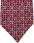 Salvatore Ferragamo Tie Red Pink Geometric Gancini
