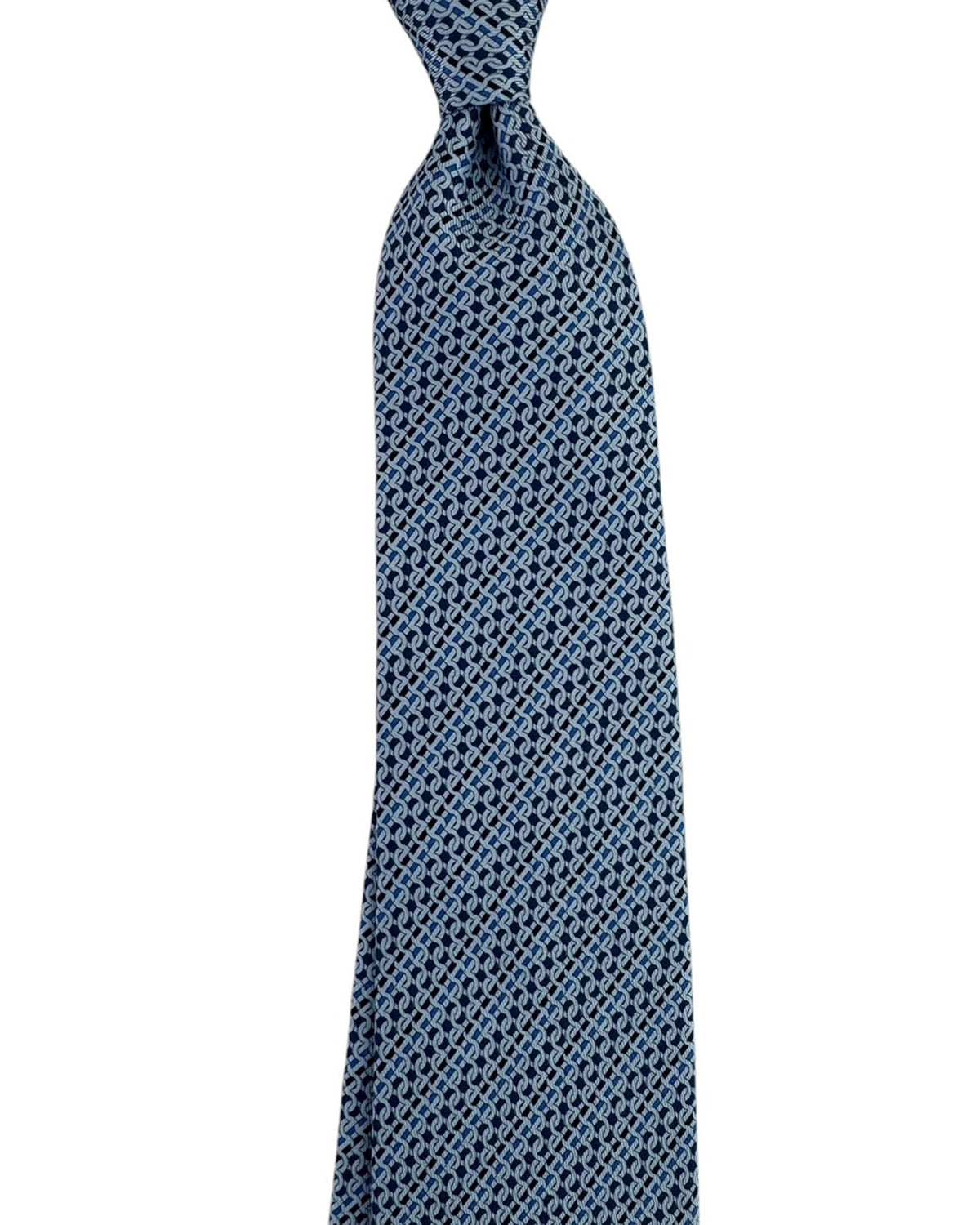 Salvatore Ferragamo Tie Navy Blue NEW