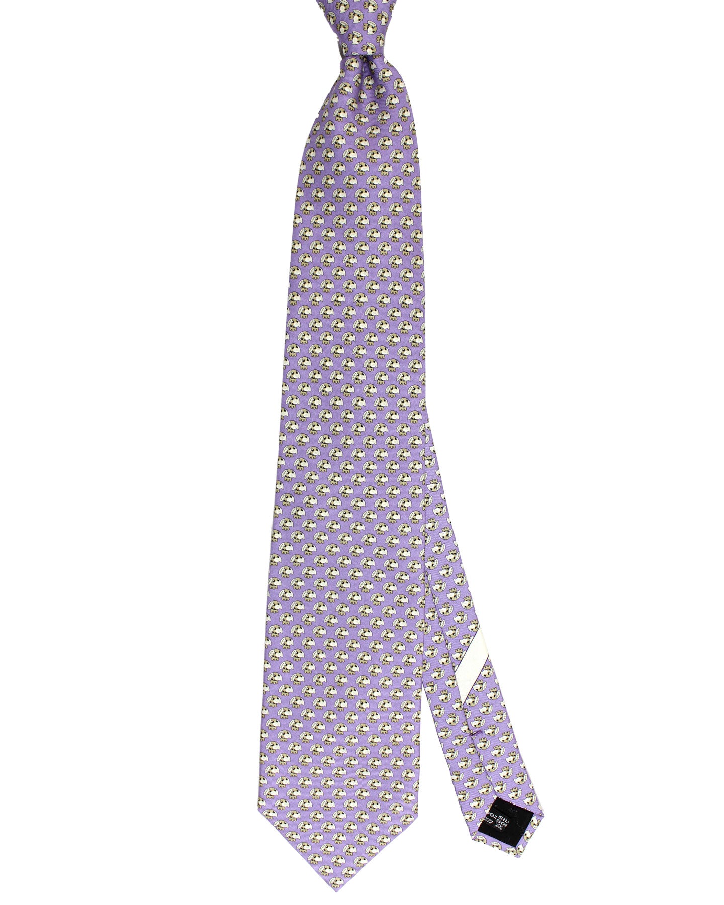 Salvatore Ferragamo Tie Lilac Novelty