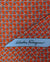Salvatore Ferragamo Silk Tie Orange Interlocking Gancini