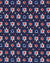 Salvatore Ferragamo Tie Midnight Blue Turtle Gemstones Design