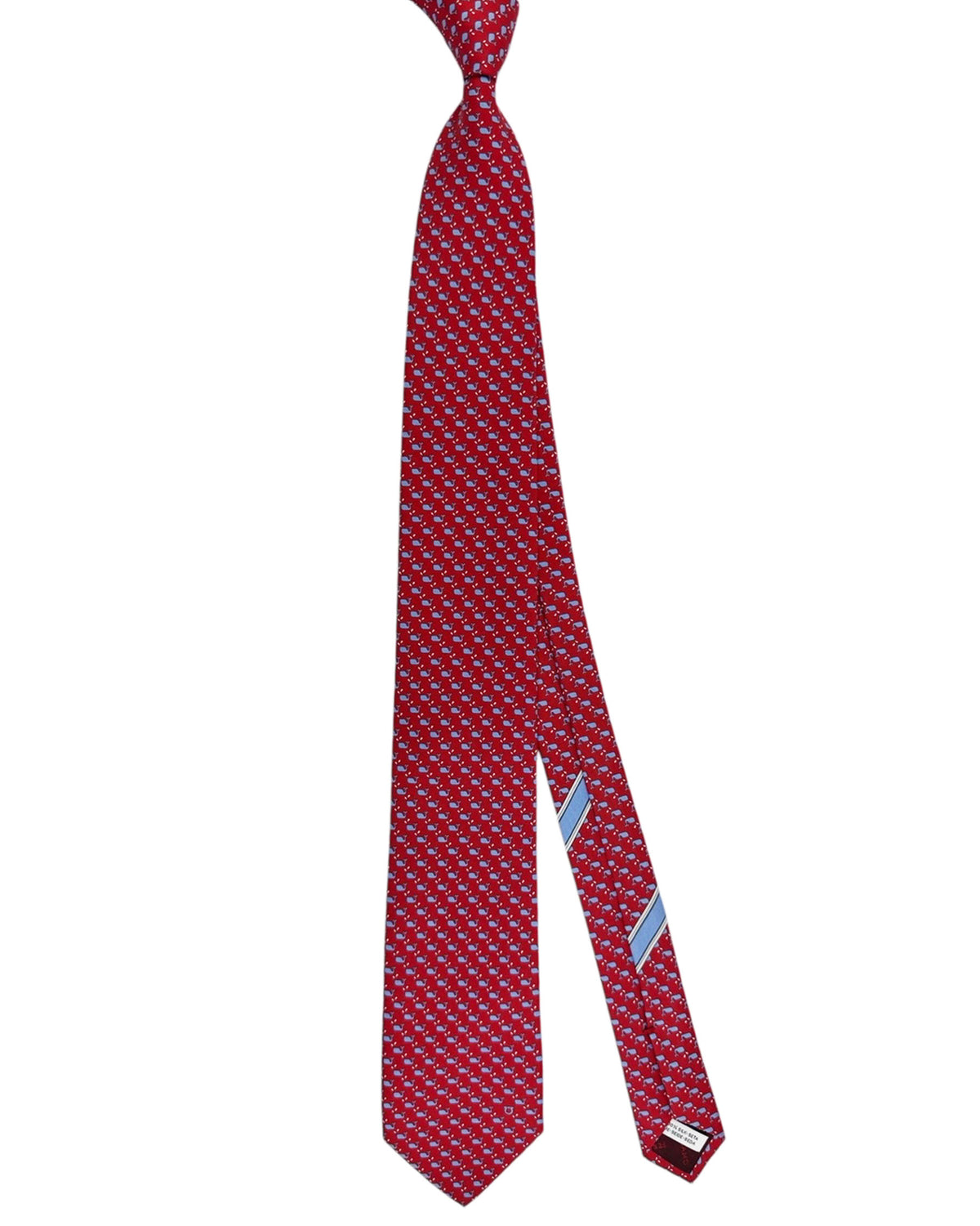 Salvatore Ferragamo Tie Red Whale - New Collection