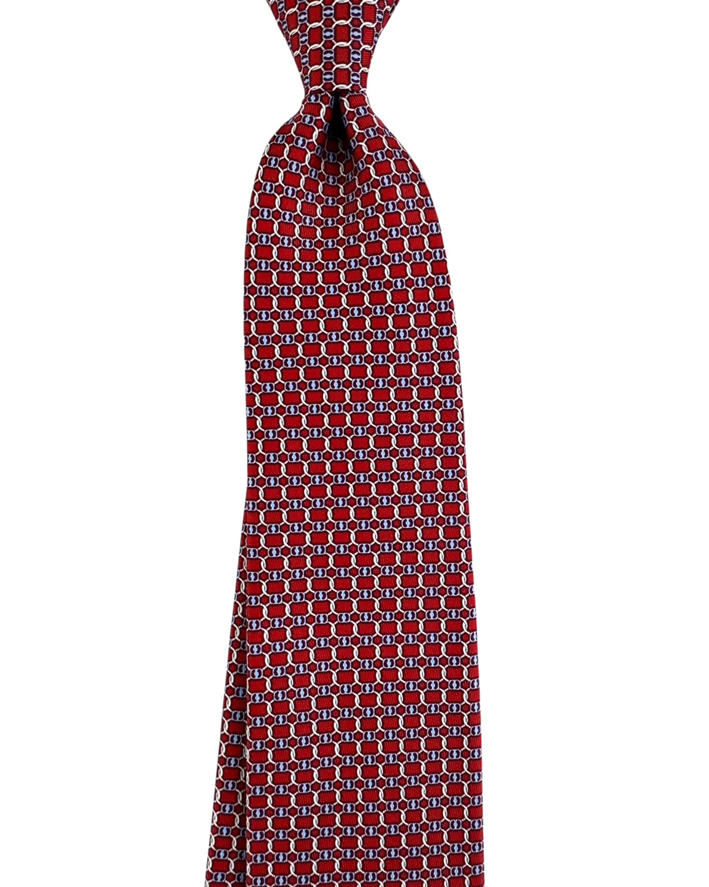 Salvatore Ferragamo Red Blue Gancini Clip - New Collection