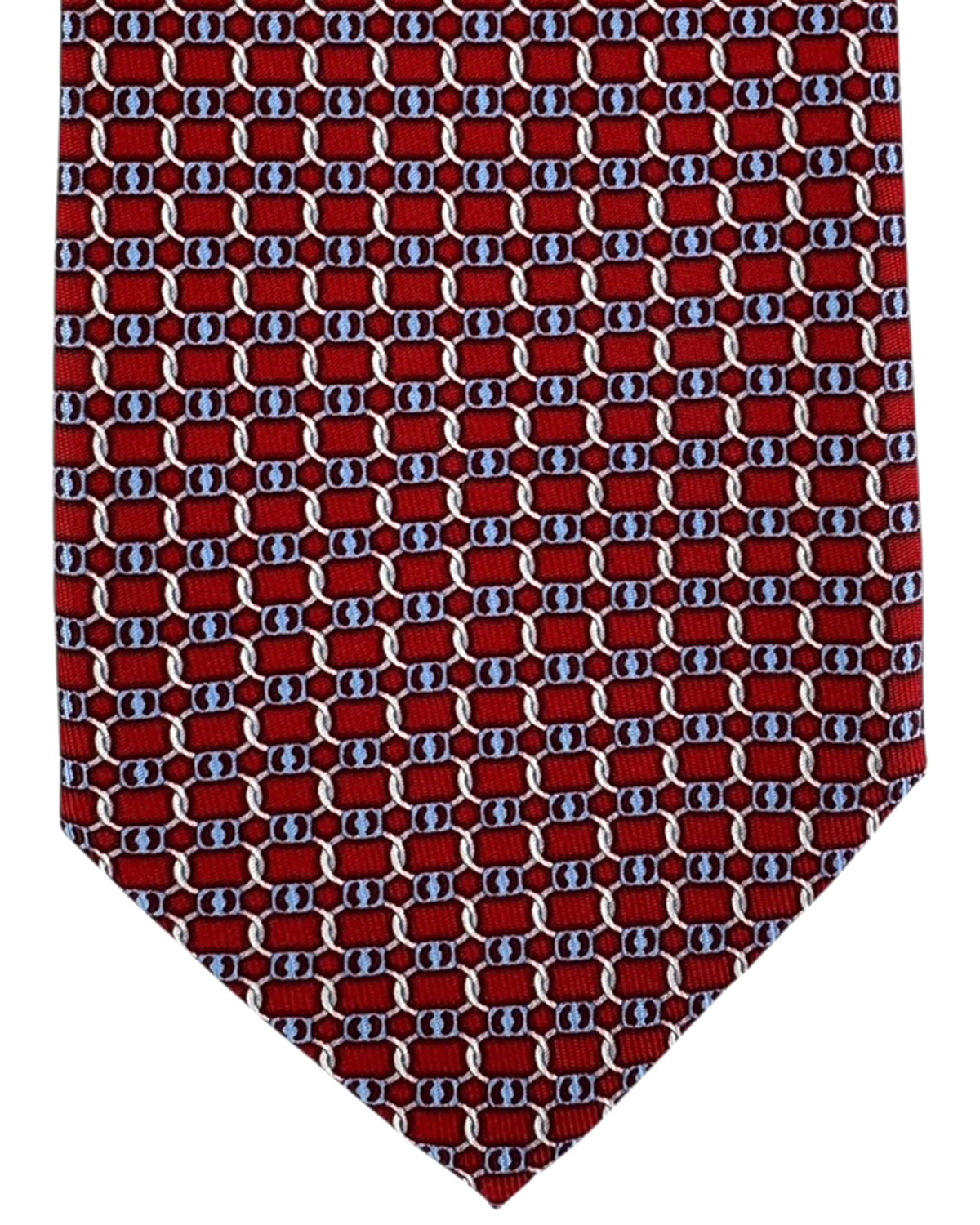 Salvatore Ferragamo Red Blue Gancini Clip - New Collection