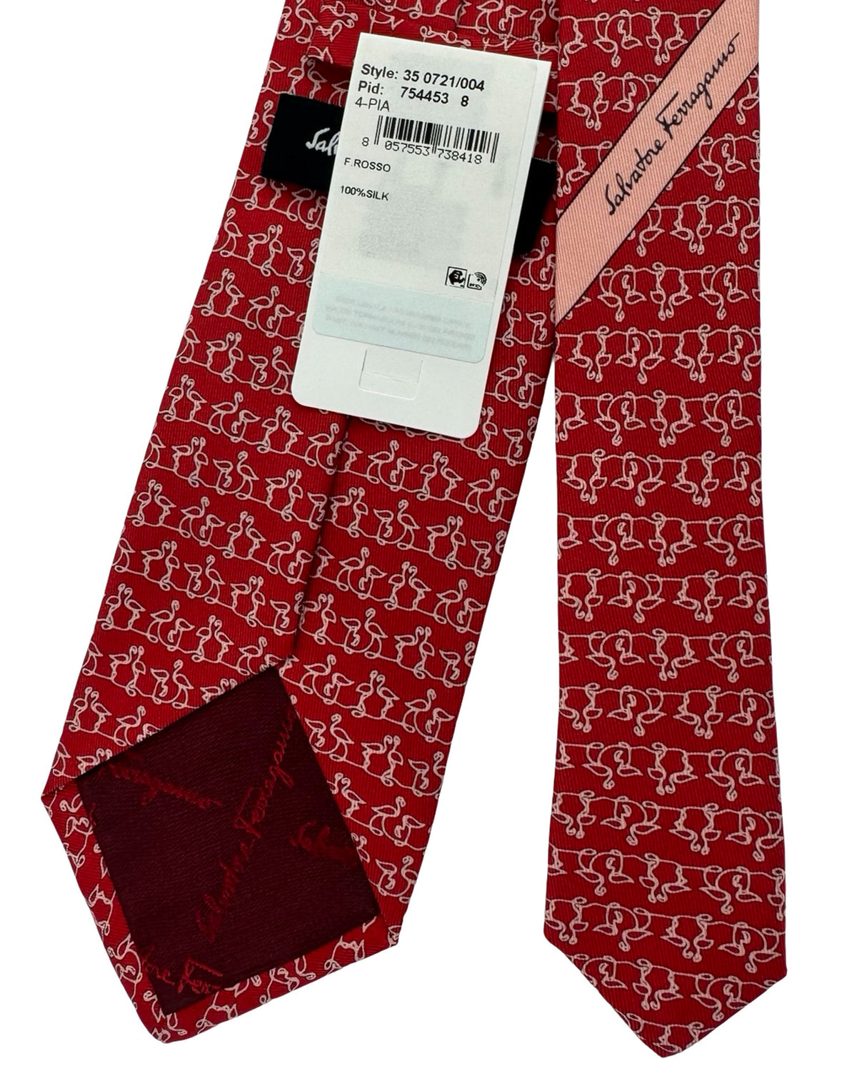 Salvatore Ferragamo Tie Flamengo Design