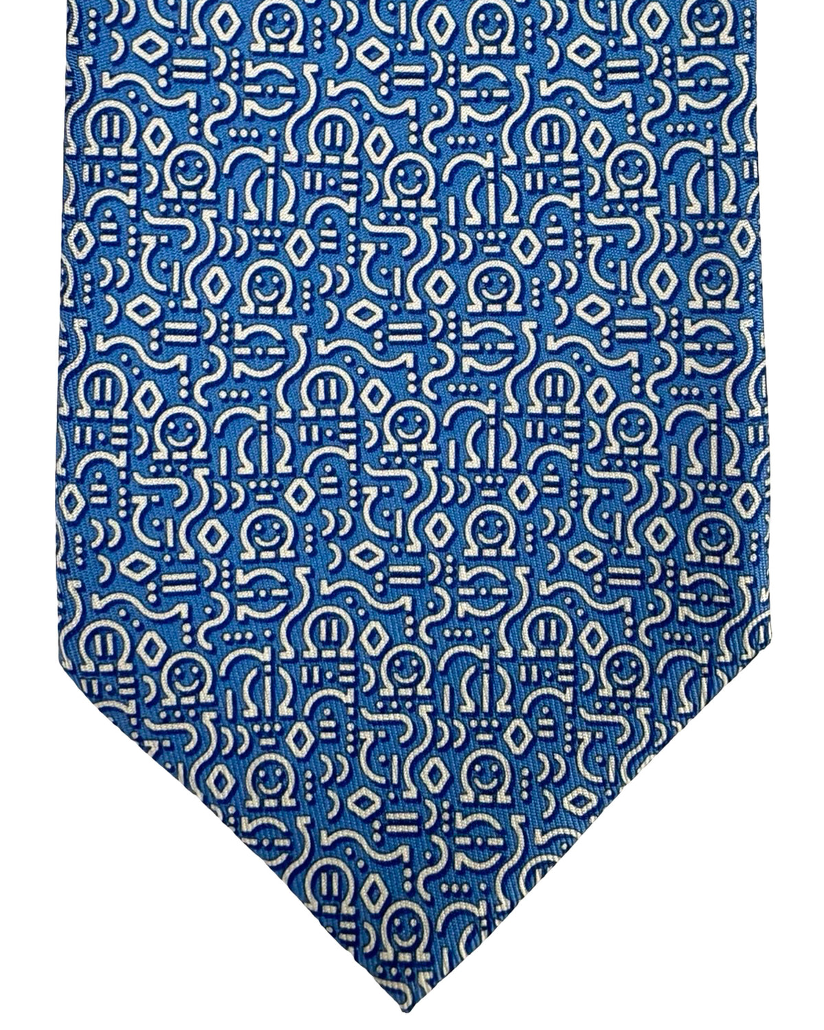 Salvatore Ferragamo Tie Blue Design