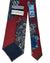 Fornasetti Tie Maroon Floral Arcimboldo Design - Wide Necktie