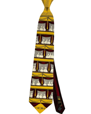 Fornasetti Tie Opera Design - Wide Necktie