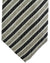 Giampaolo Tie Beige and Black Stripes - Sartorial SALE