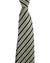 Giampaolo Tie Beige and Black Stripes - Sartorial SALE