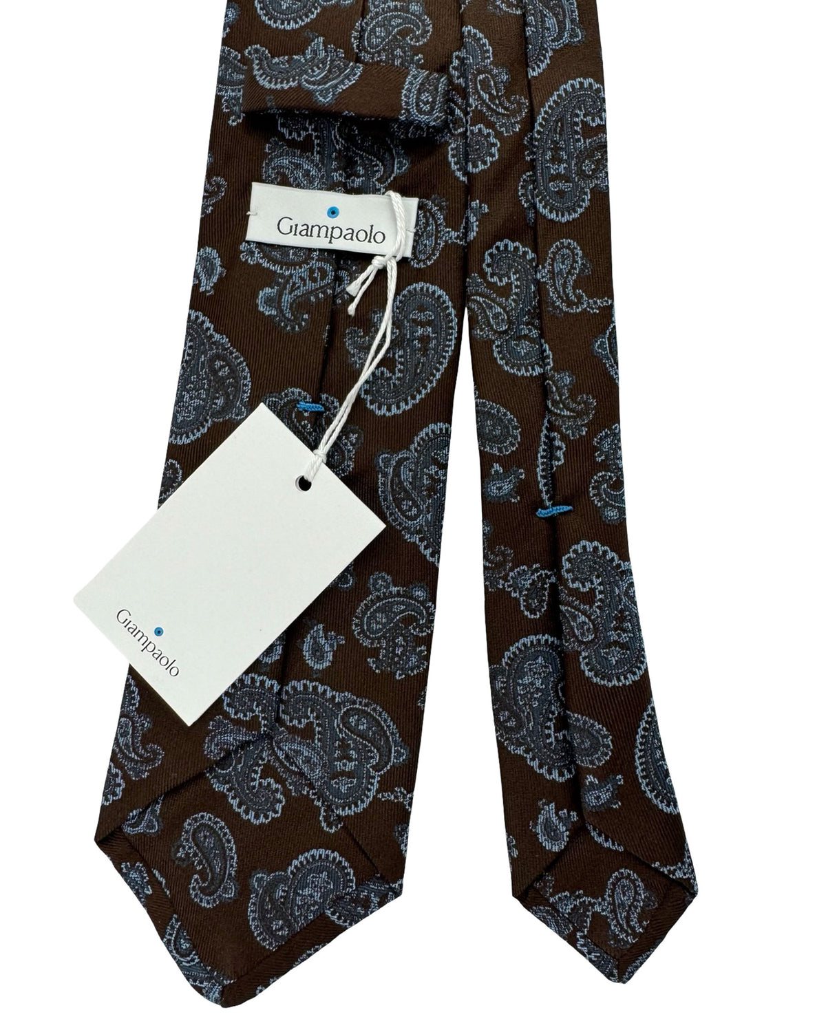 Giampaolo Silk Tie Brown Gray