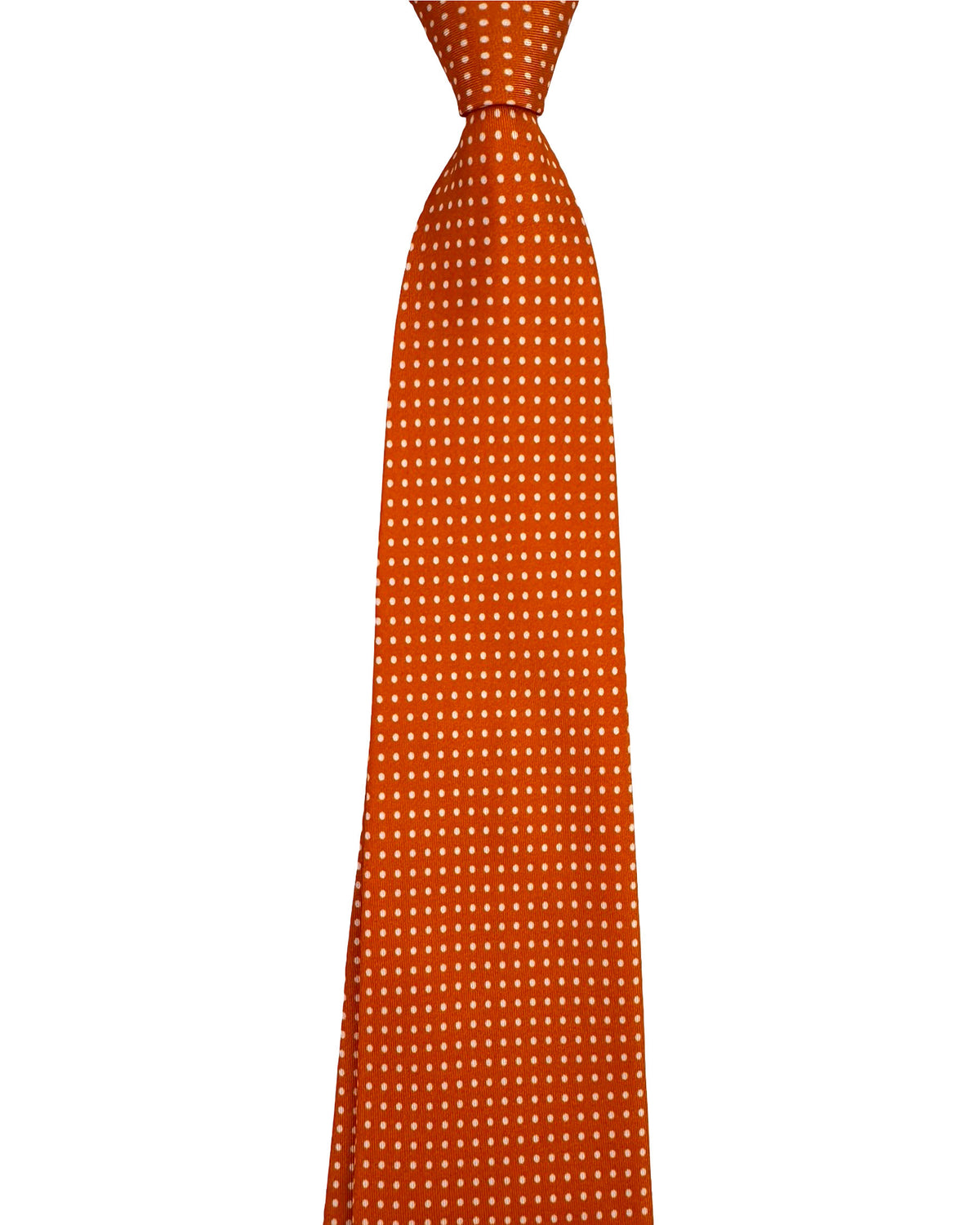 Giampaolo Tie Orange Dots - Sartorial