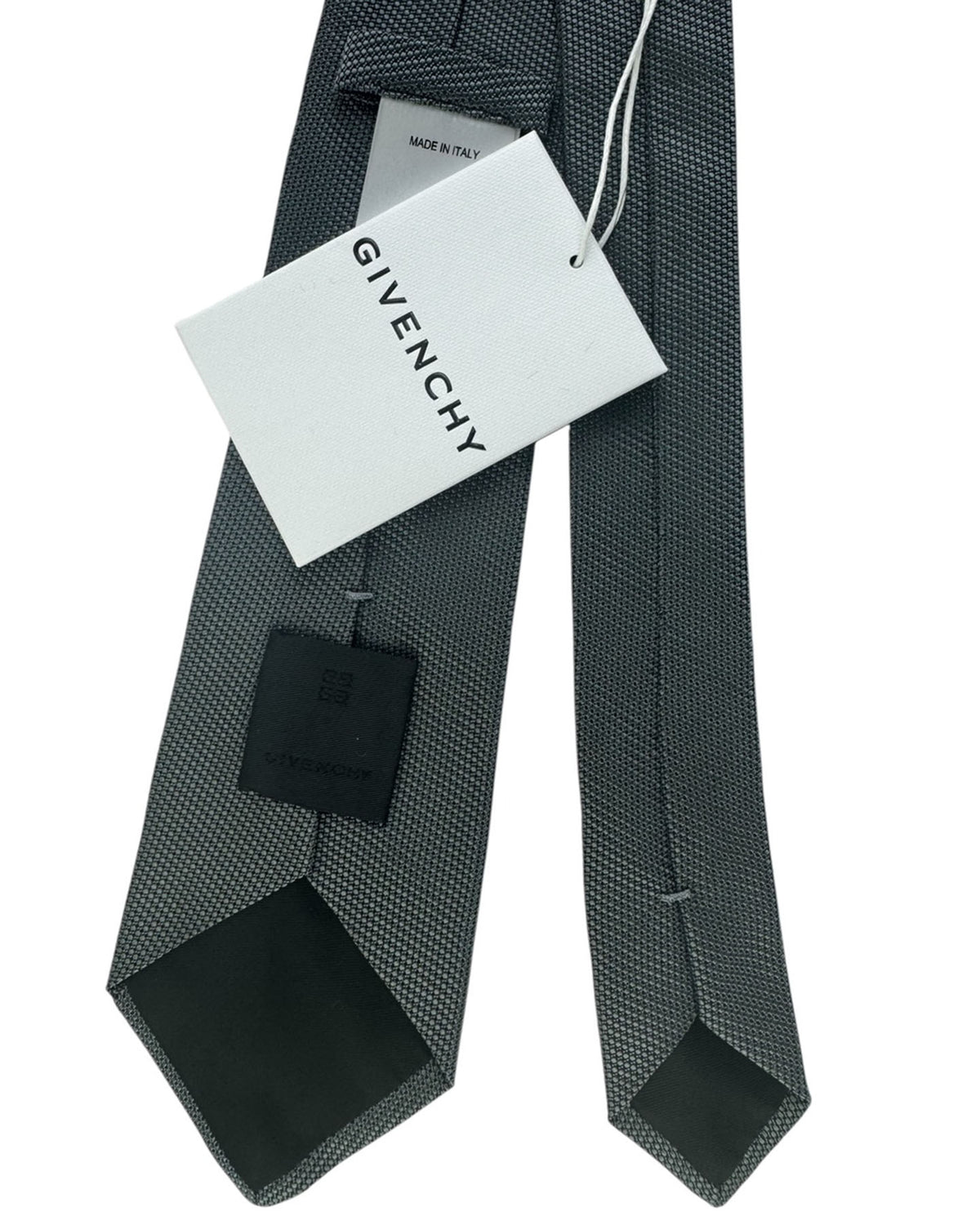 Givenchy Tie Grey Micro Pattern