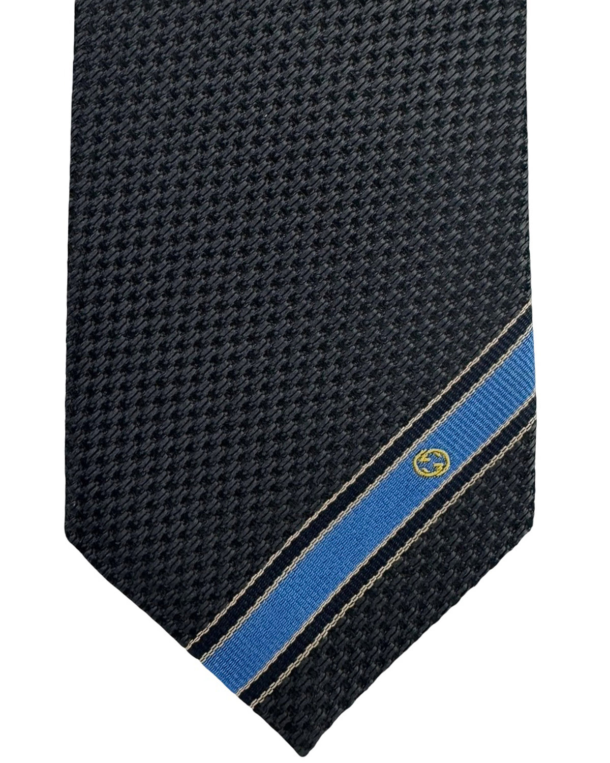 Gucci Tie Navy Signature Stripe Ricand