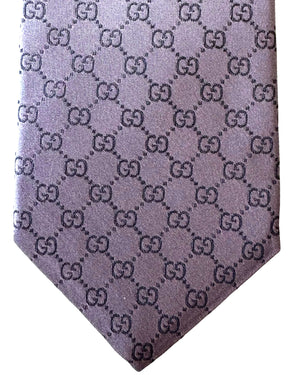Gucci Tie GG Pattern Lilac