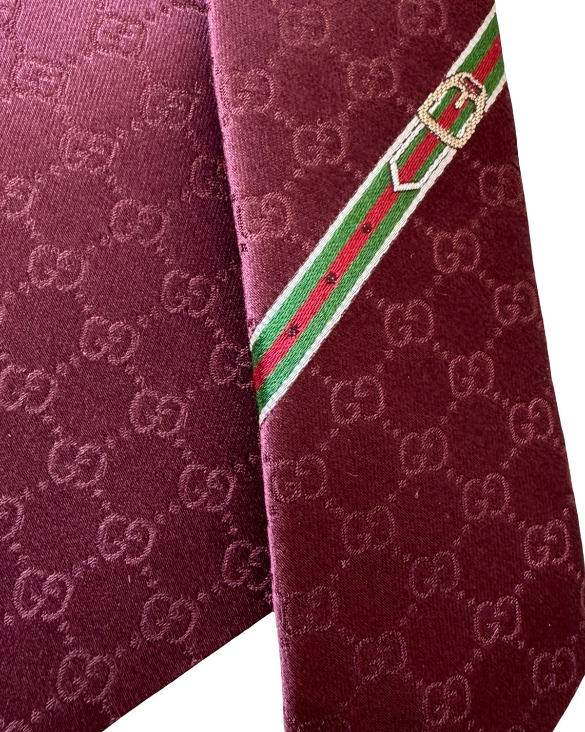 Gucci Tie GG Bordeaux