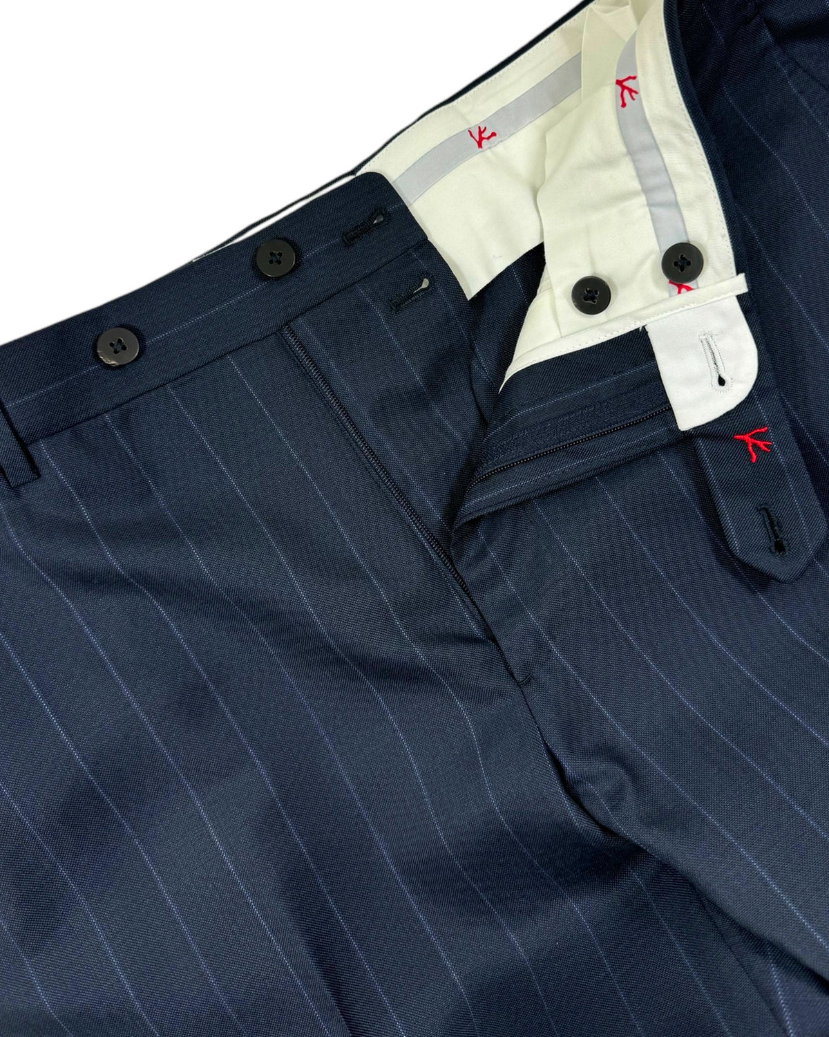 Isaia Suit Midnight Blue Pin Stripe EU 50/ US 40 SALE