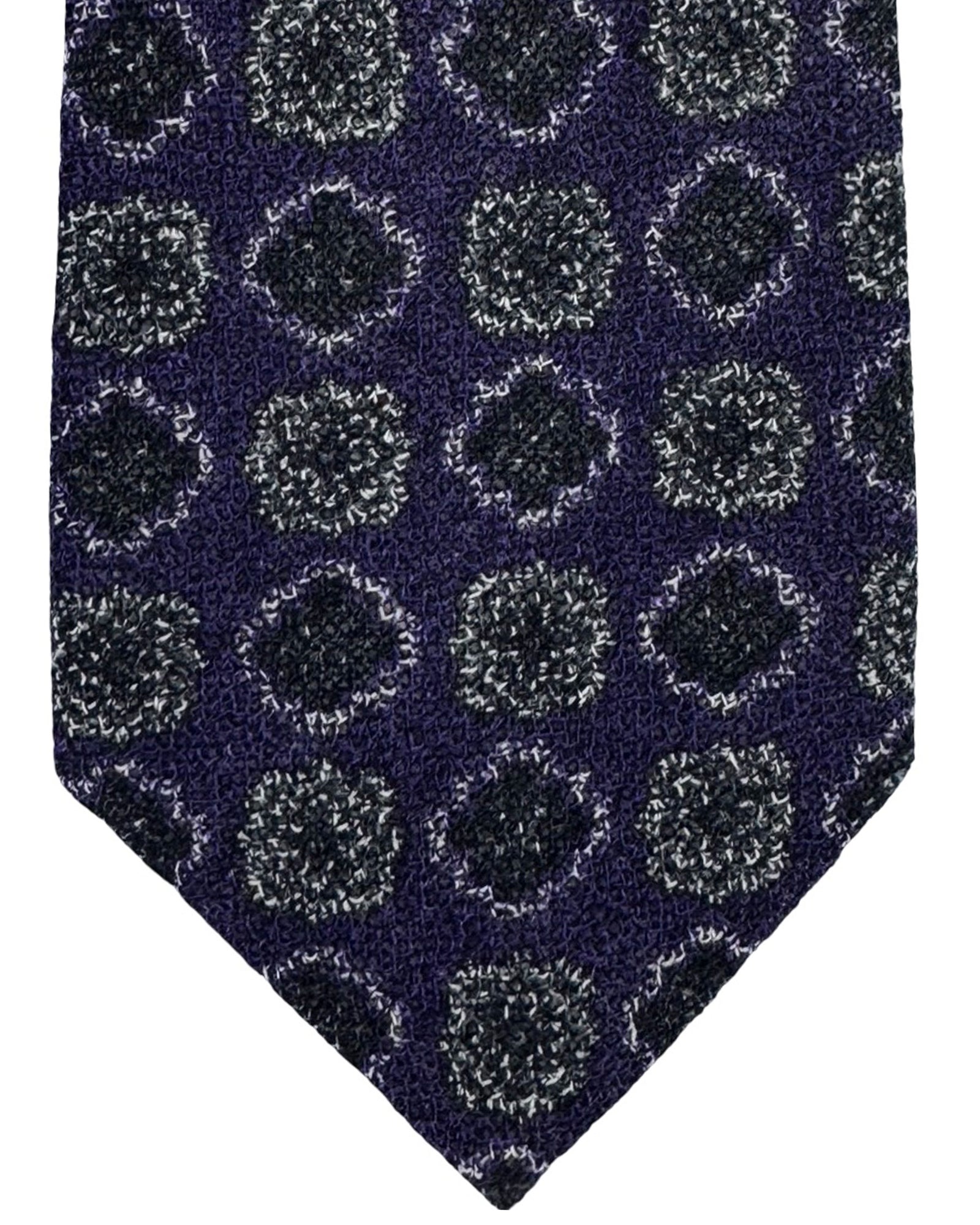 Purple Wool Tie