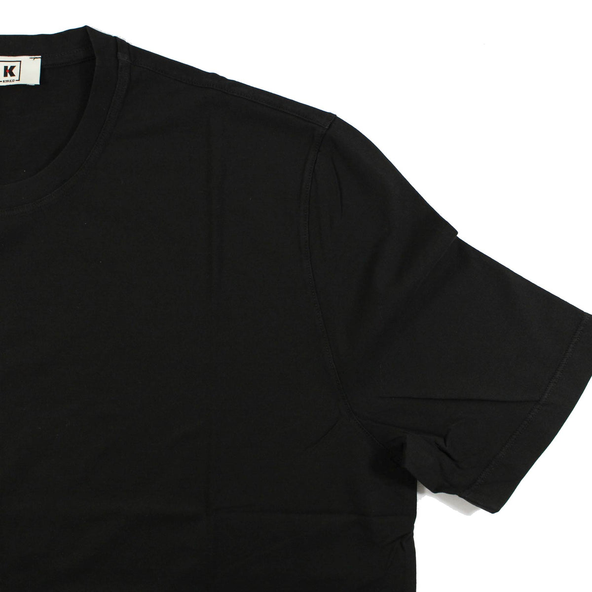 Kired Kiton T-Shirt Black Crêpe Cotton EU 48/ S SALE
