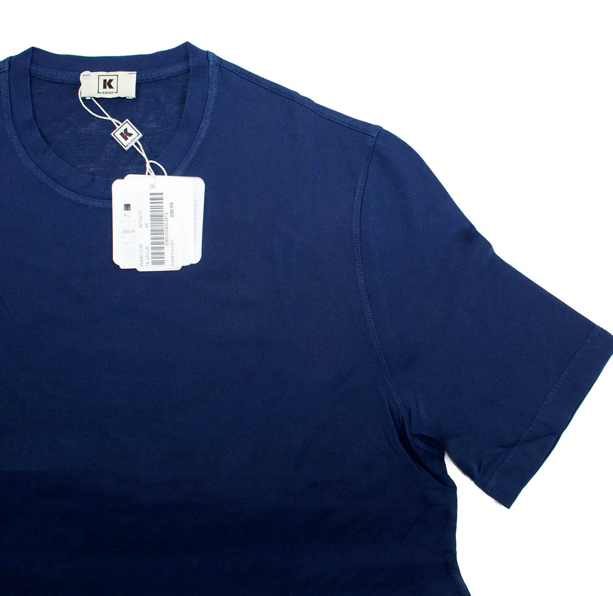Kired Kiton T-Shirt Navy Crêpe Cotton EU 60/ 4XL SALE