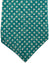 Kiton Sevenfold Tie Aqua Blue Dots - Summer 2025 Collection
