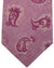 Kiton Sevenfold Tie Pink Paisley - Summer 2025 Collection