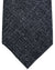 Kiton Sevenfold Tie Black Gray Textured Weave Pattern