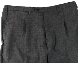 Kiton Cashmere Suit Bespoke Gray Check Plaid EU 46 - US 36 R SALE