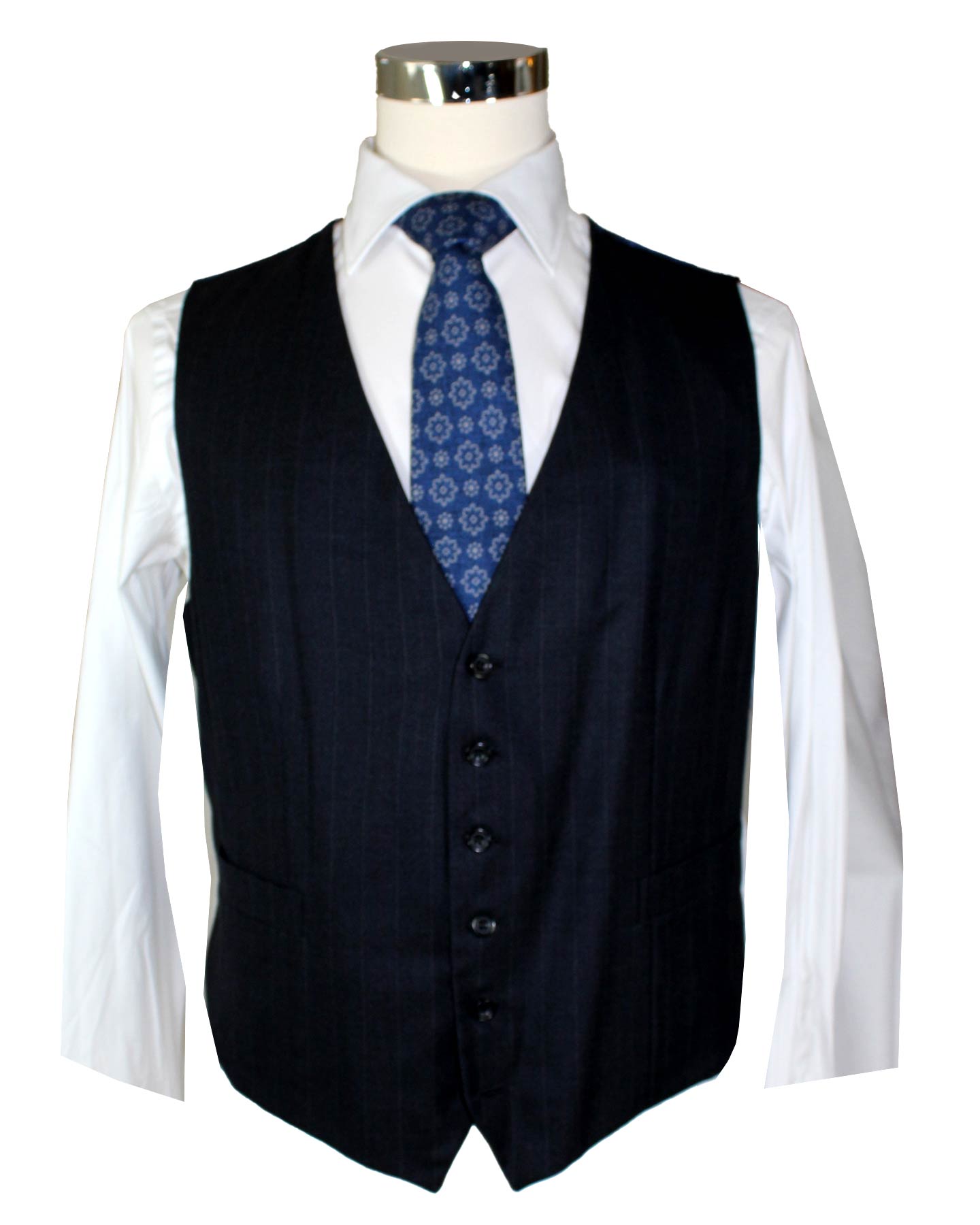 Kiton Suit Gray Stripes 